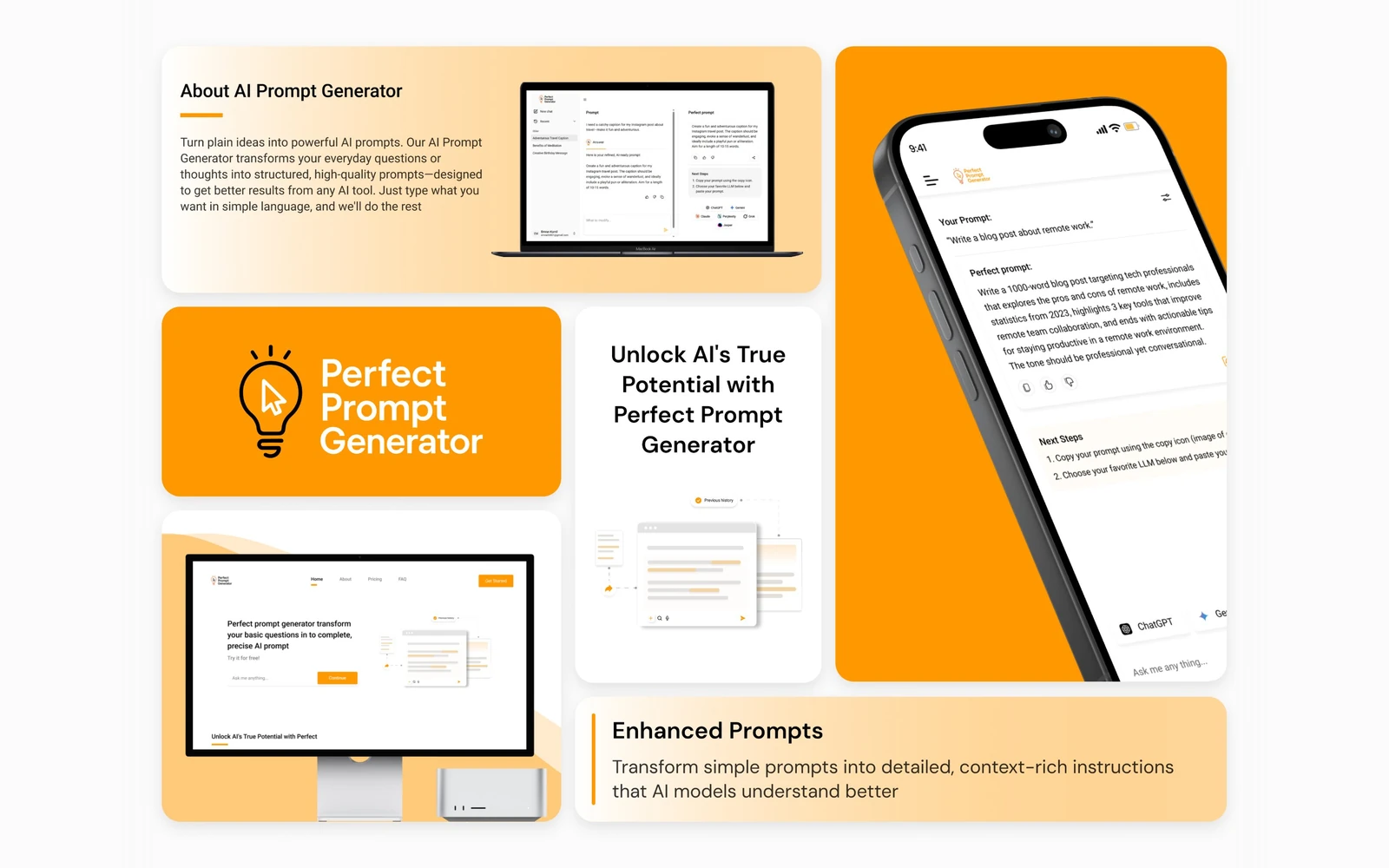 Perfect Prompt Generator product screenshot